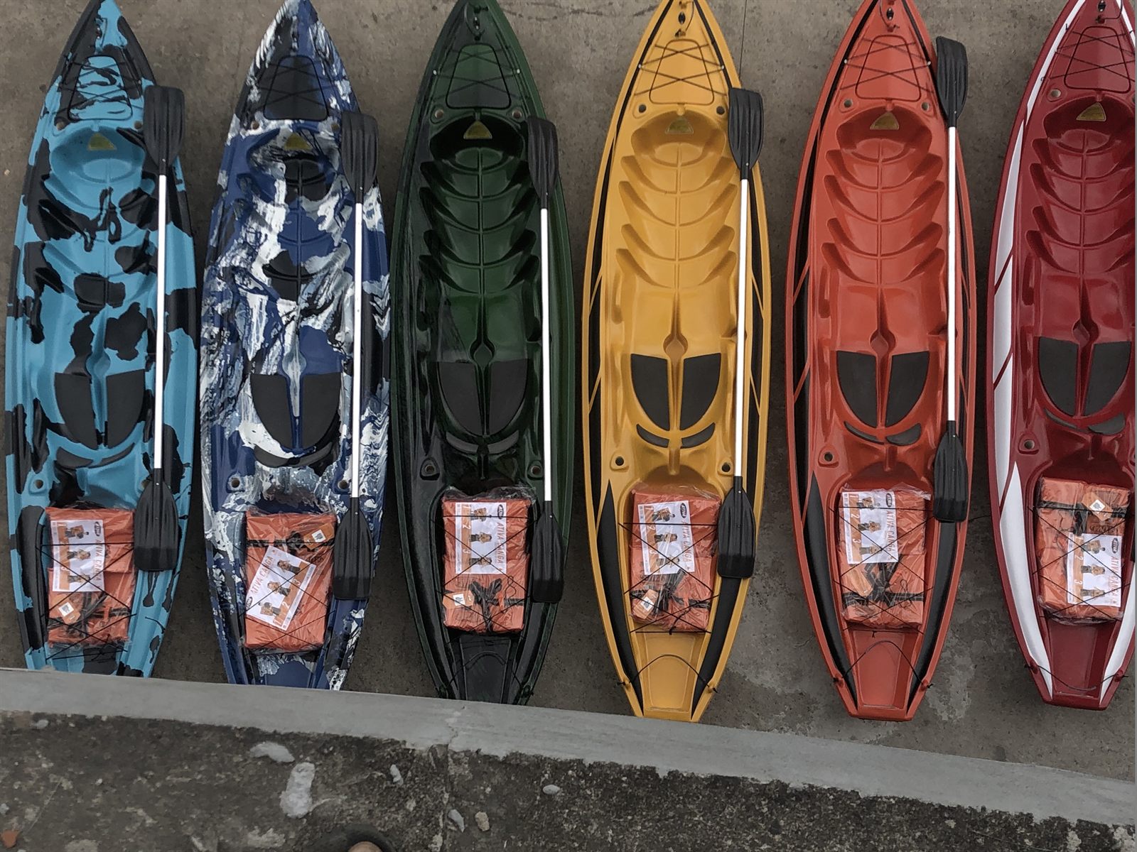 Caiaque K1 Pró em diversas cores